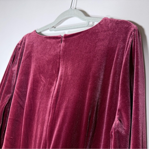 NWT Talbots Women’s Billow Sleeve Soft Velour Fit & Flare A-Line Dress Size 18 - Picture 9 of 14